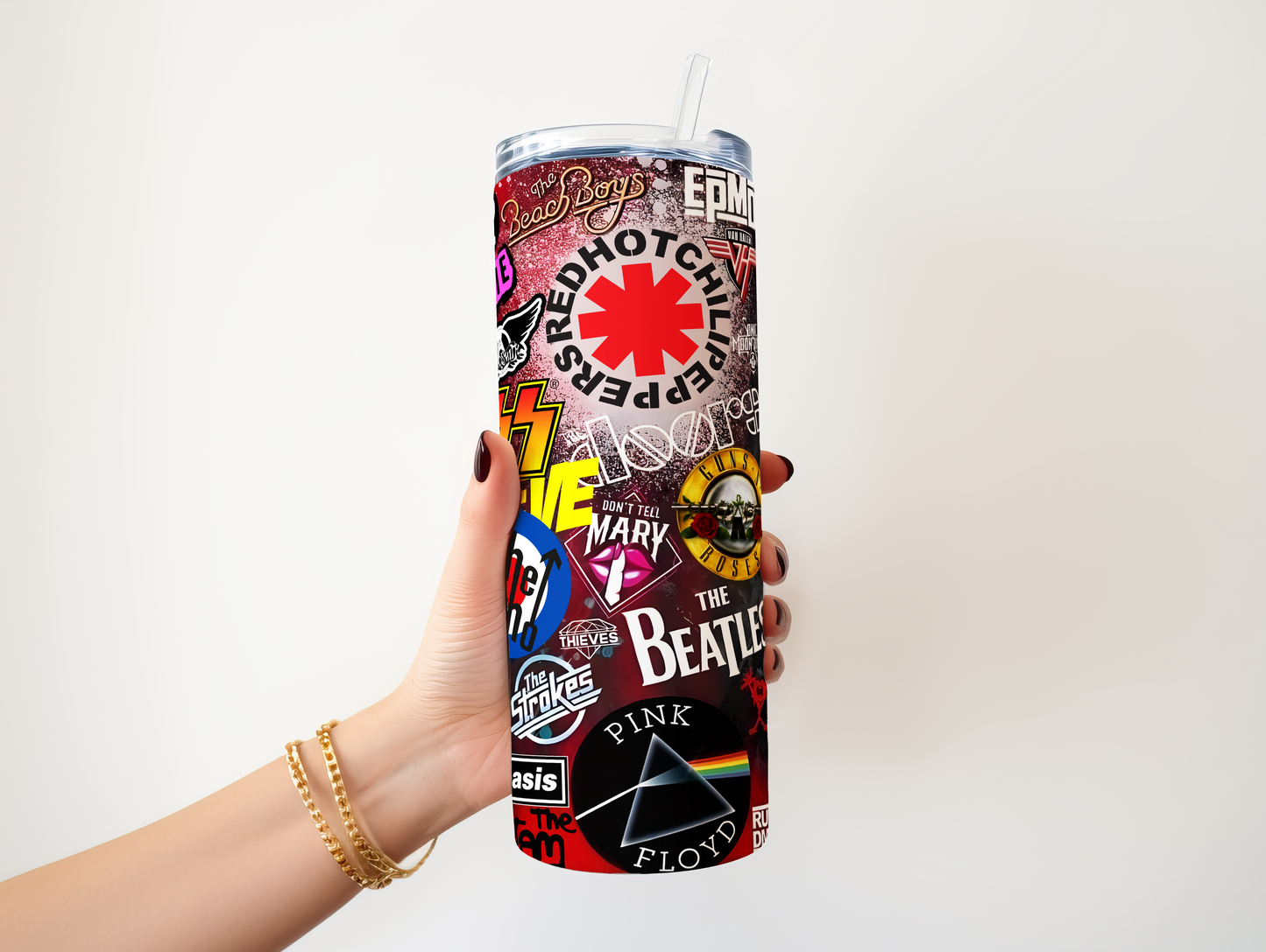 Rock Bands Tumbler