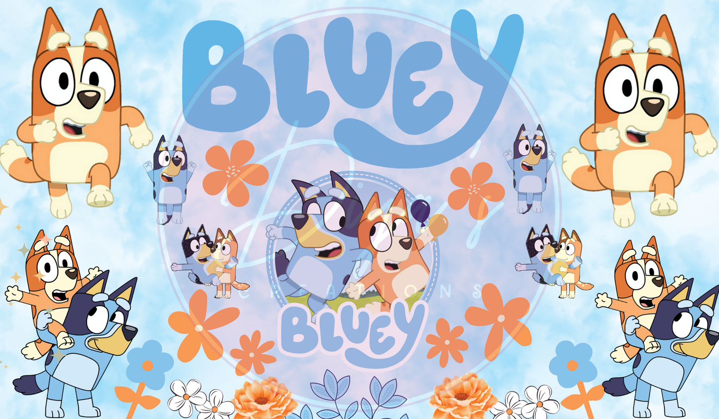 Bluey Children's Tumbler (Blue)