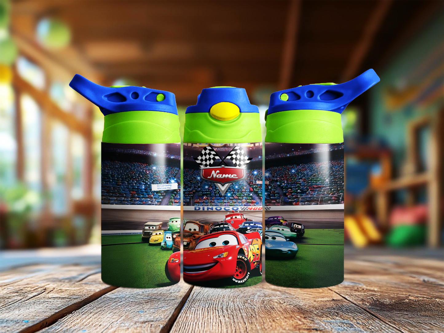Cars Racing Personalised 12oz Tumbler