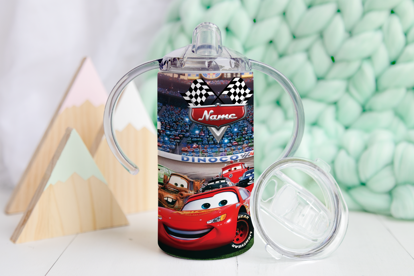 Cars Racing Personalised 12oz Tumbler