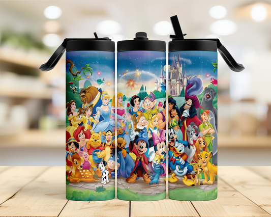 D Characters Sports Tumbler