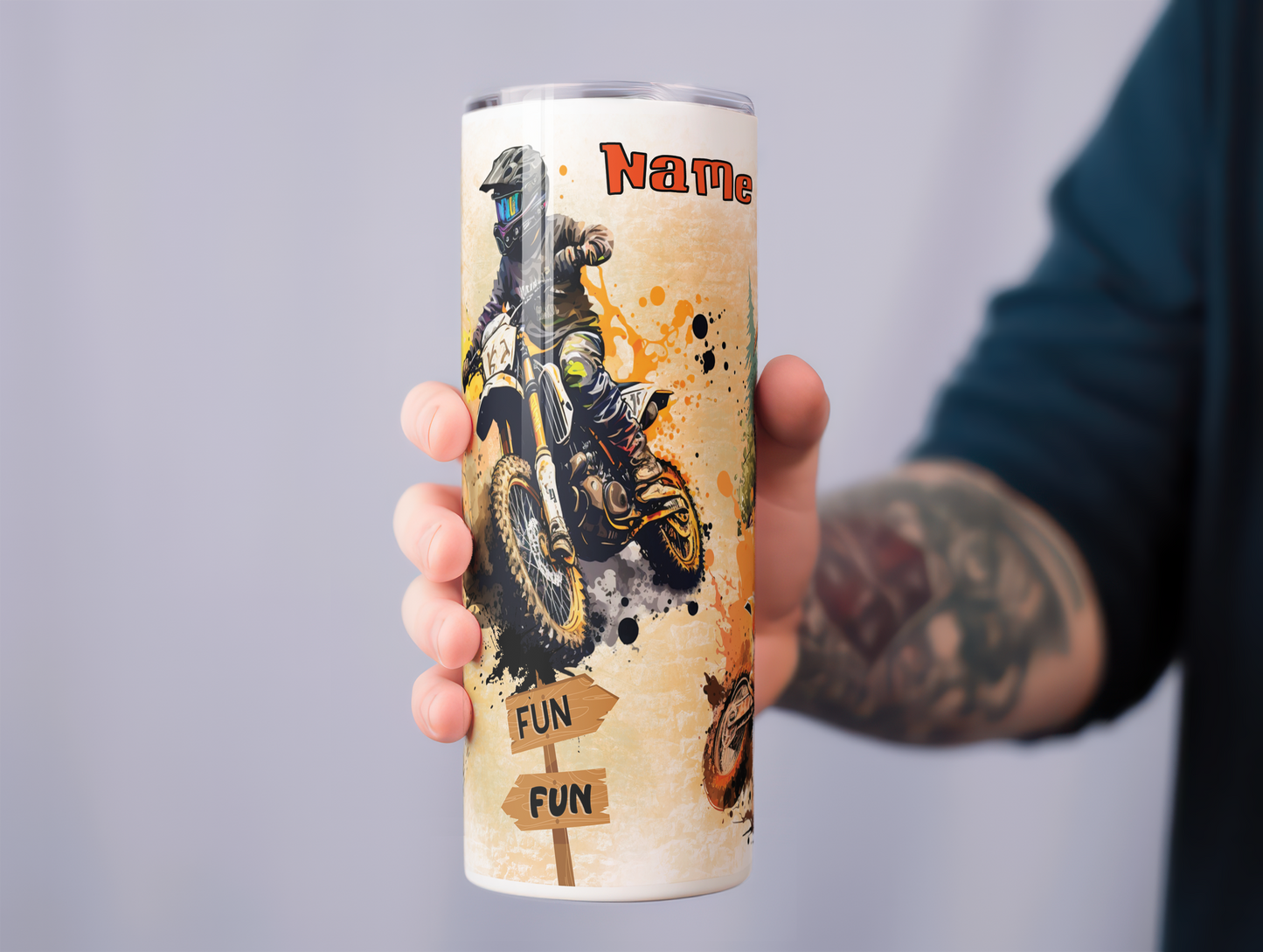 Dirtbike 20oz Tumbler