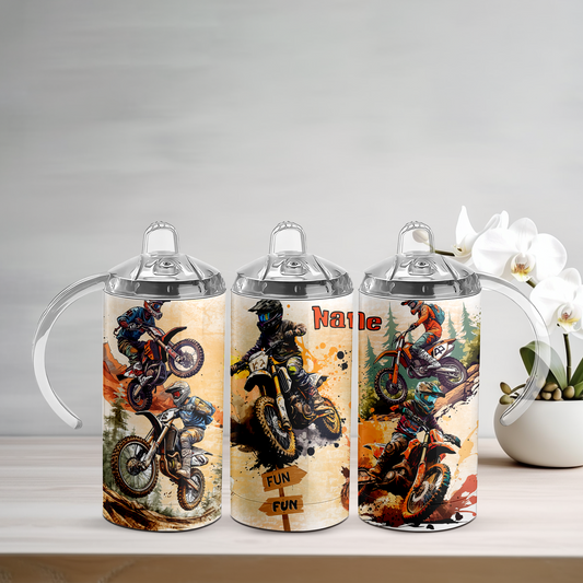 Dirtbike Sippy Tumbler