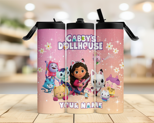 Gabby's Dollhouse Pink 20oz Tumbler