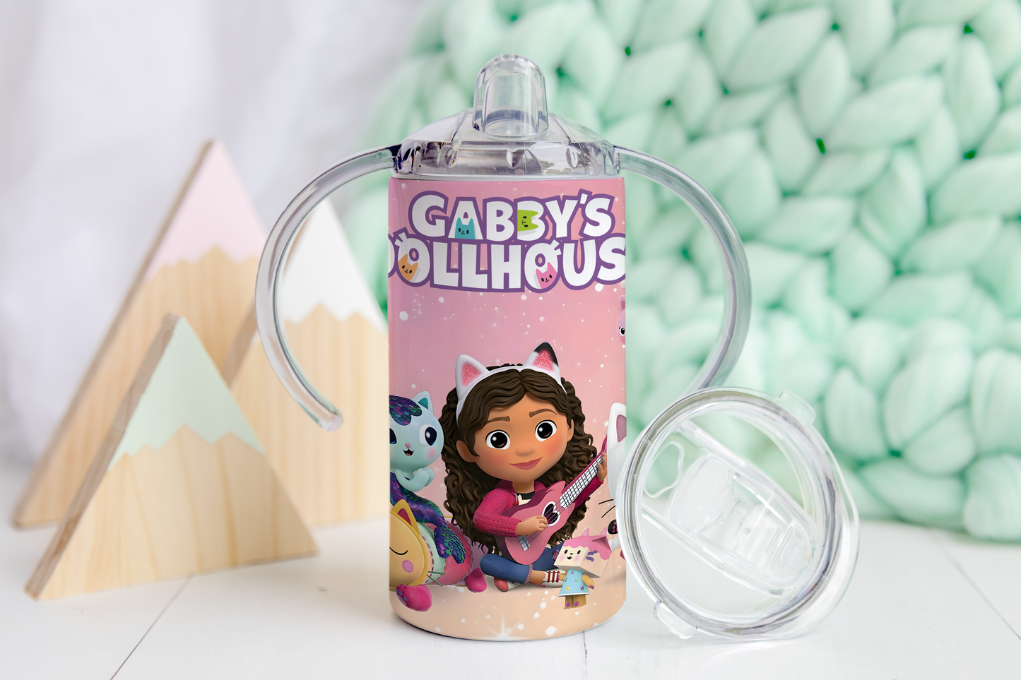Gabby's Personalised Sippy Tumbler (Pink)