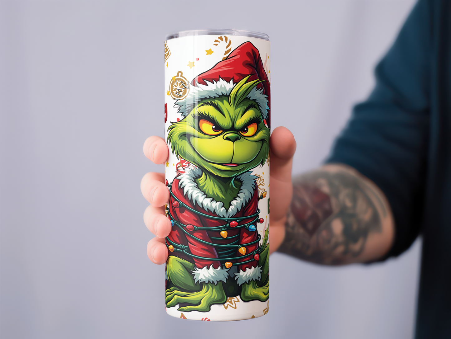 Grinch Feeling Fine 20oz Tumbler