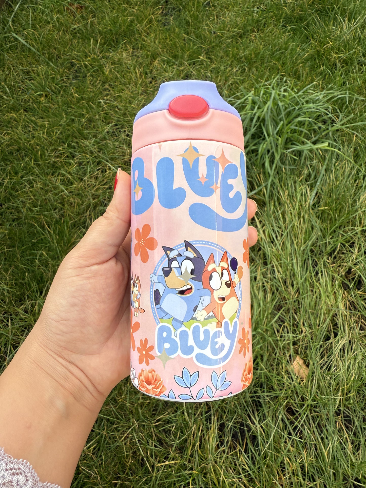 Bluey Children's Tumbler (Pink)