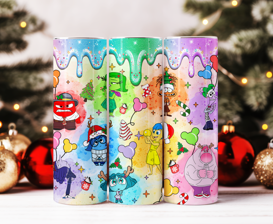 Inside Out Christmas Tumbler