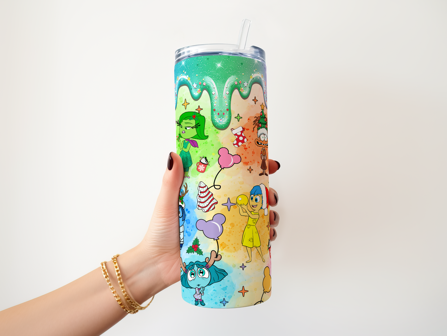 Inside Out Christmas Tumbler