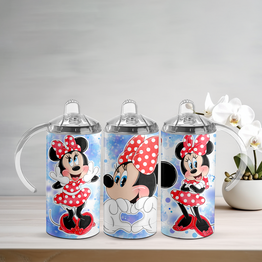 MM Heart Blue Sippy Tumbler