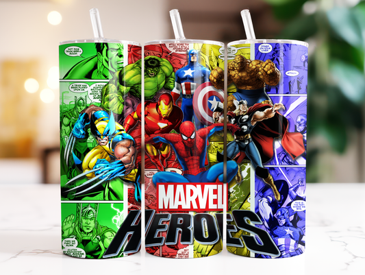 Marvel Superheroes Tumbler