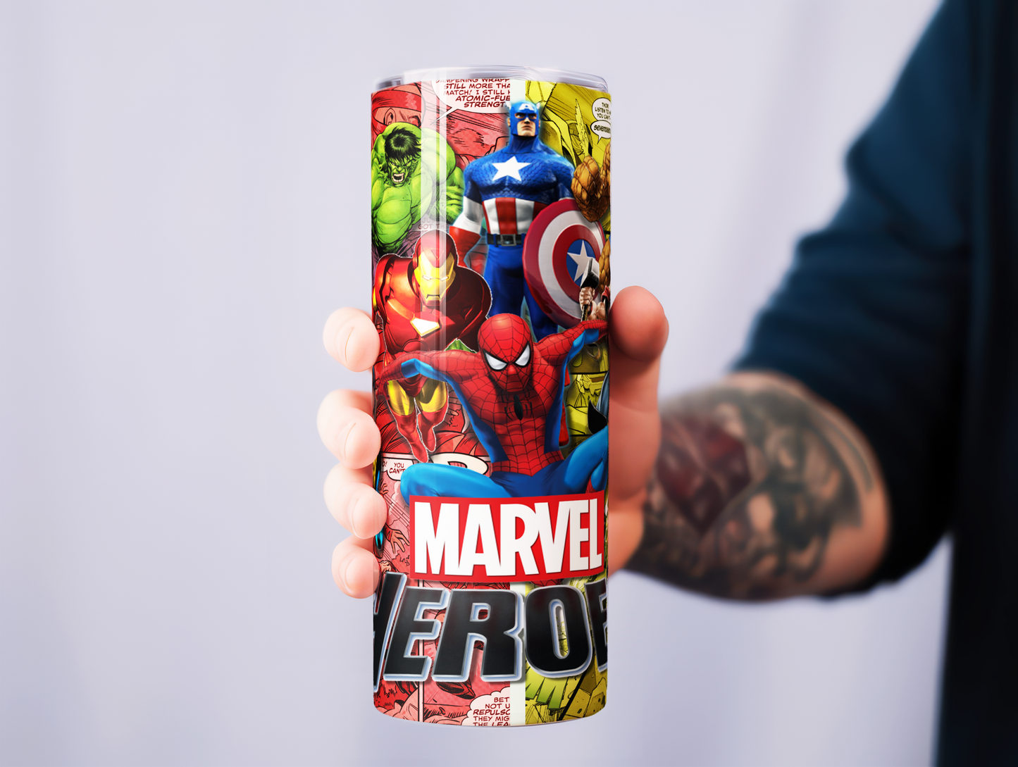 Marvel Superheroes Tumbler