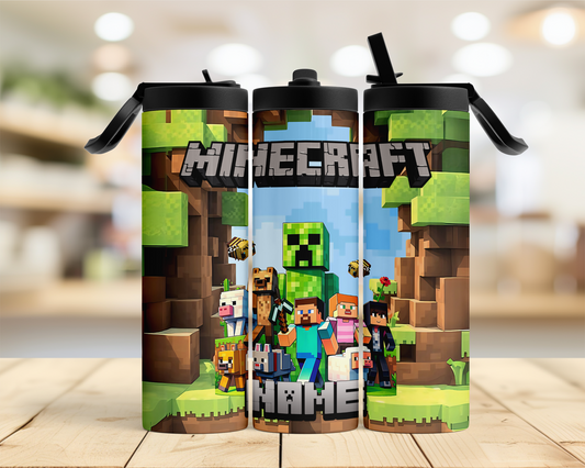 Minecraft 2 Personalised 20oz Tumbler
