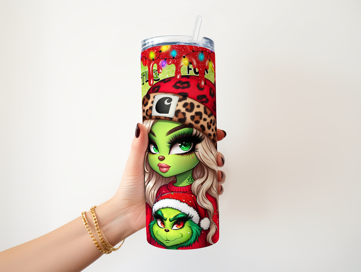 Mrs. Grinch Christmas Tumbler