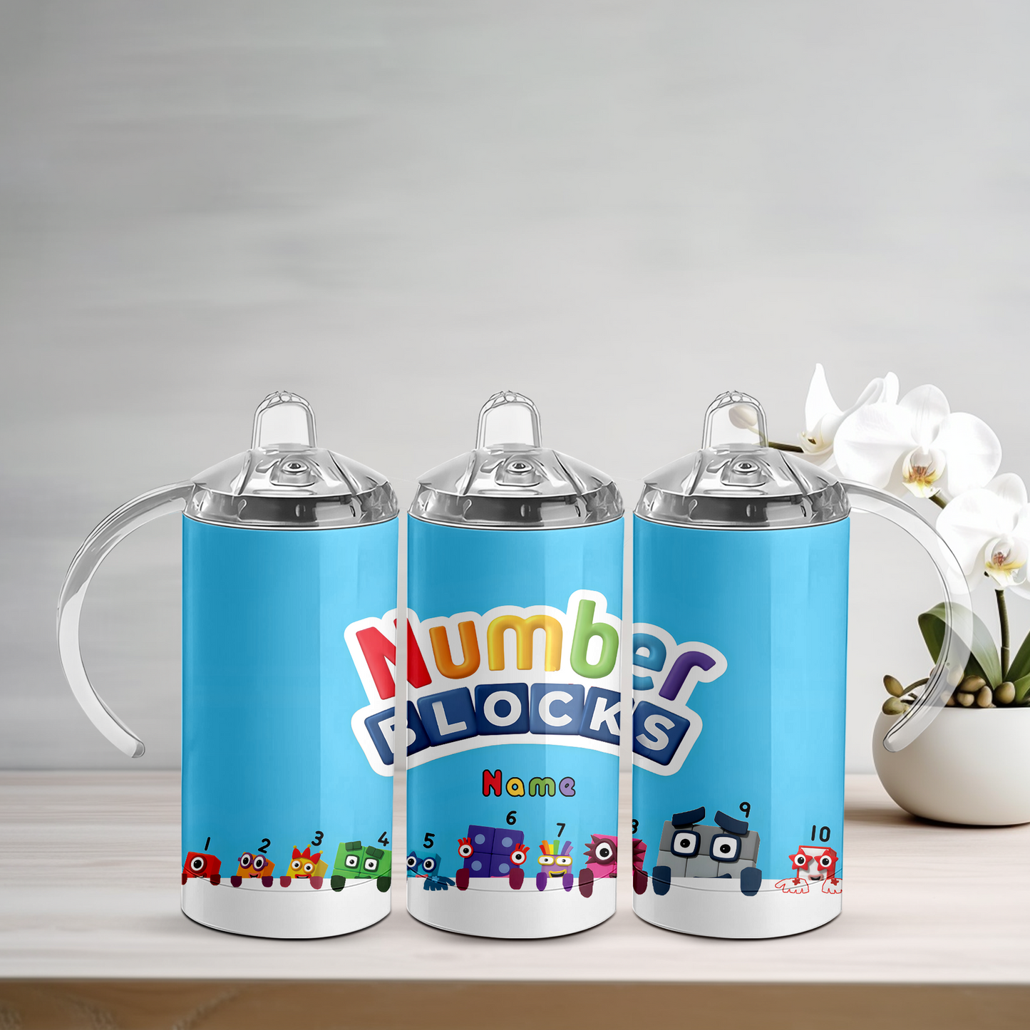 Number Blocks 12oz Tumbler