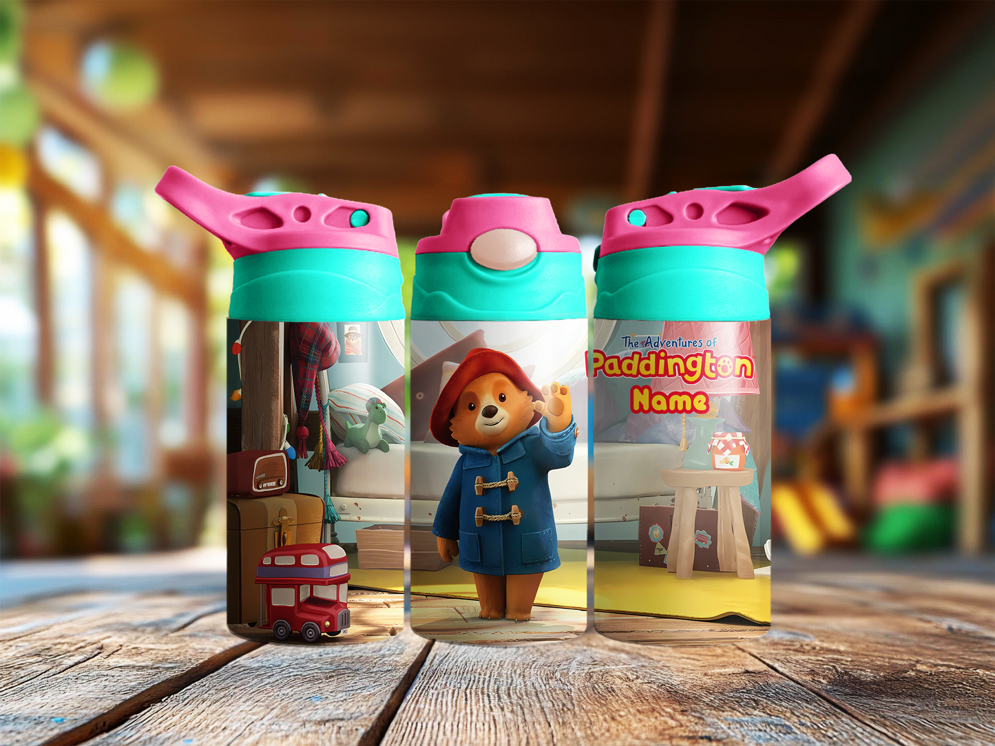 Paddington Bear Room Personalised Children's Tumbler