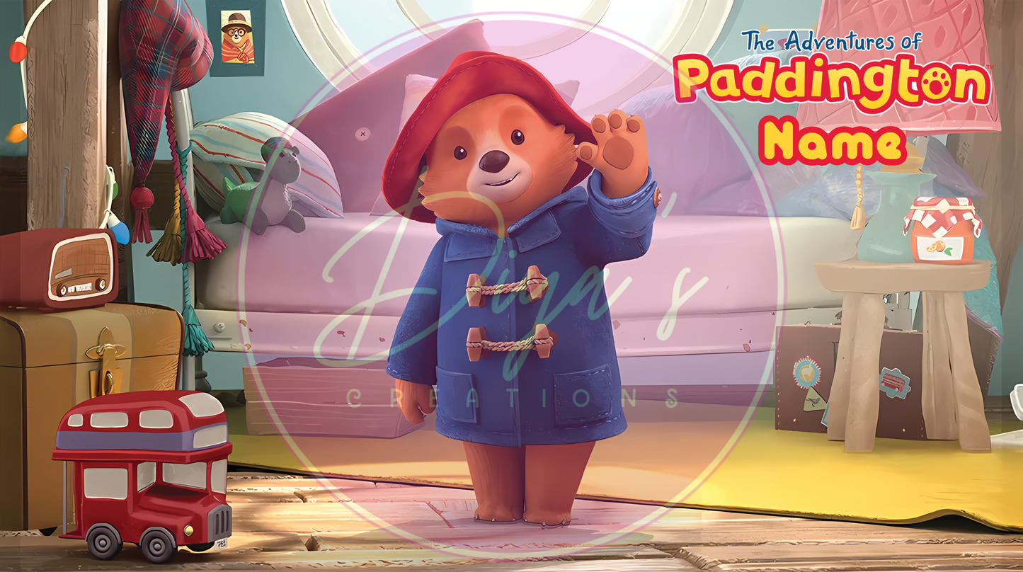 Paddington Bear Room Personalised Children's Tumbler