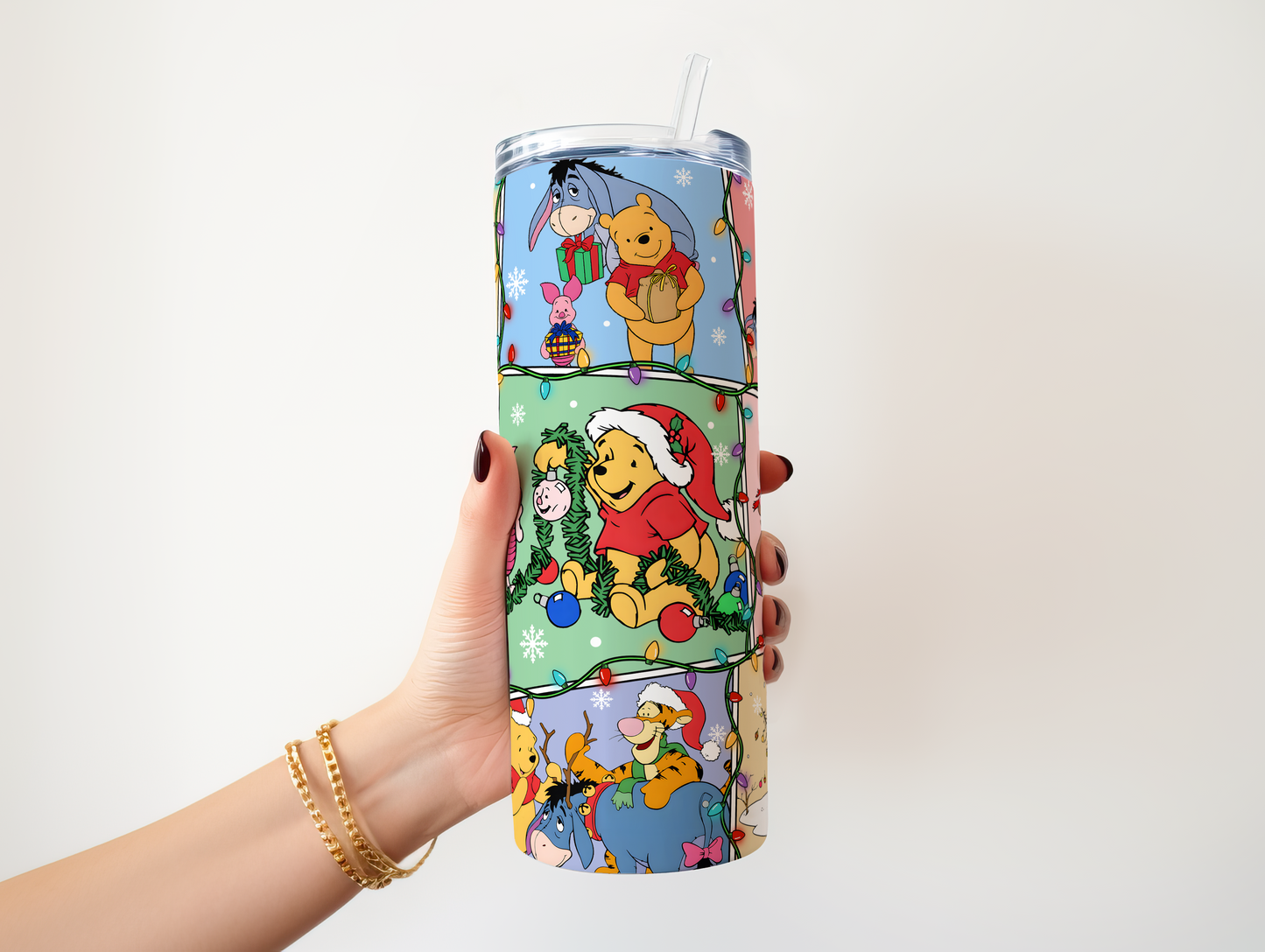 Winnie The Pooh Christmas Tumbler