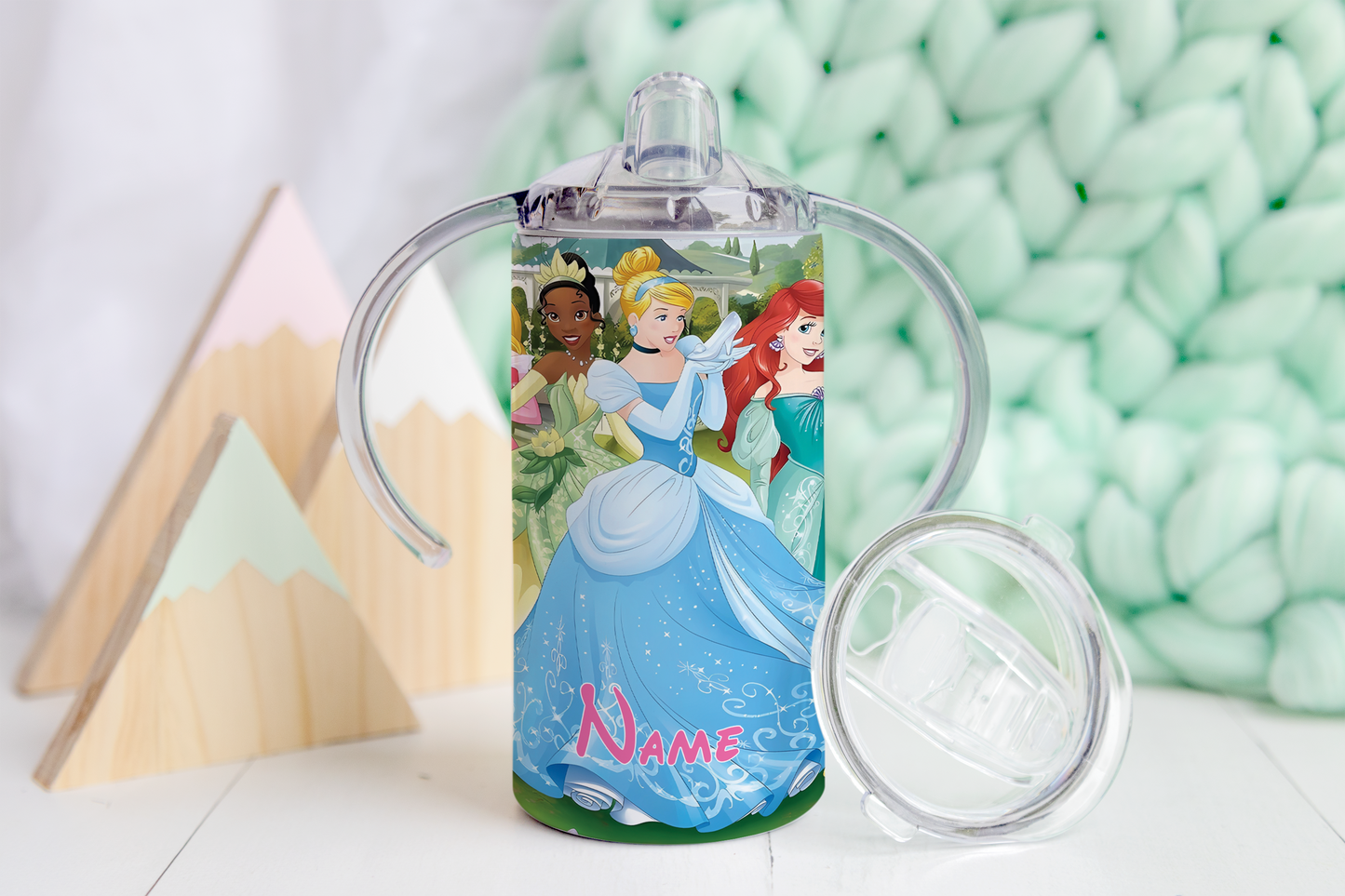 Princesses Personalised Sippy Tumbler