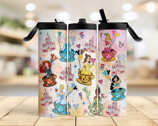 Princesses Teacup Sports Tumbler