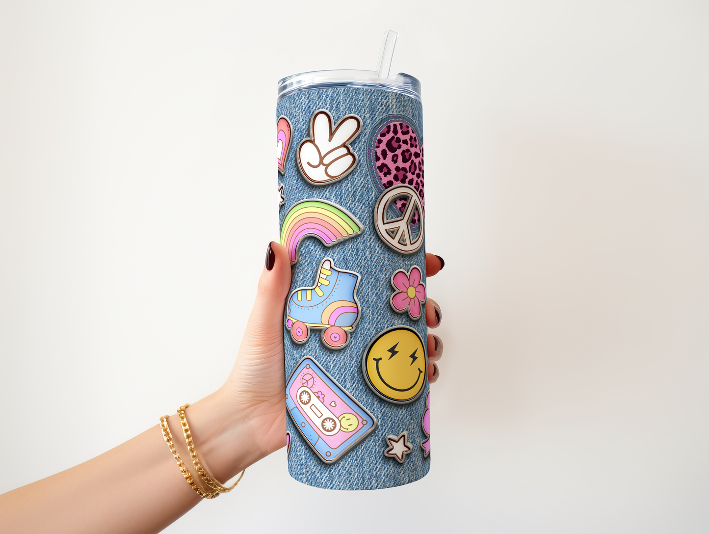 Retro Pins 20oz Tumbler