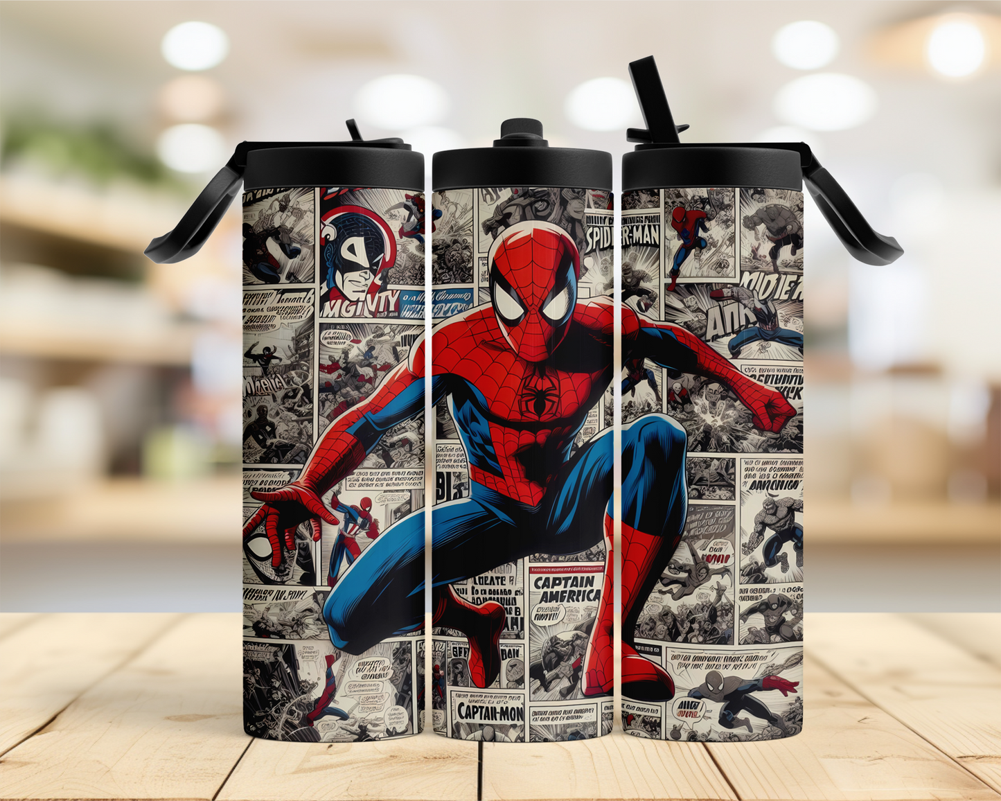 Spiderman Comic 20oz Tumbler