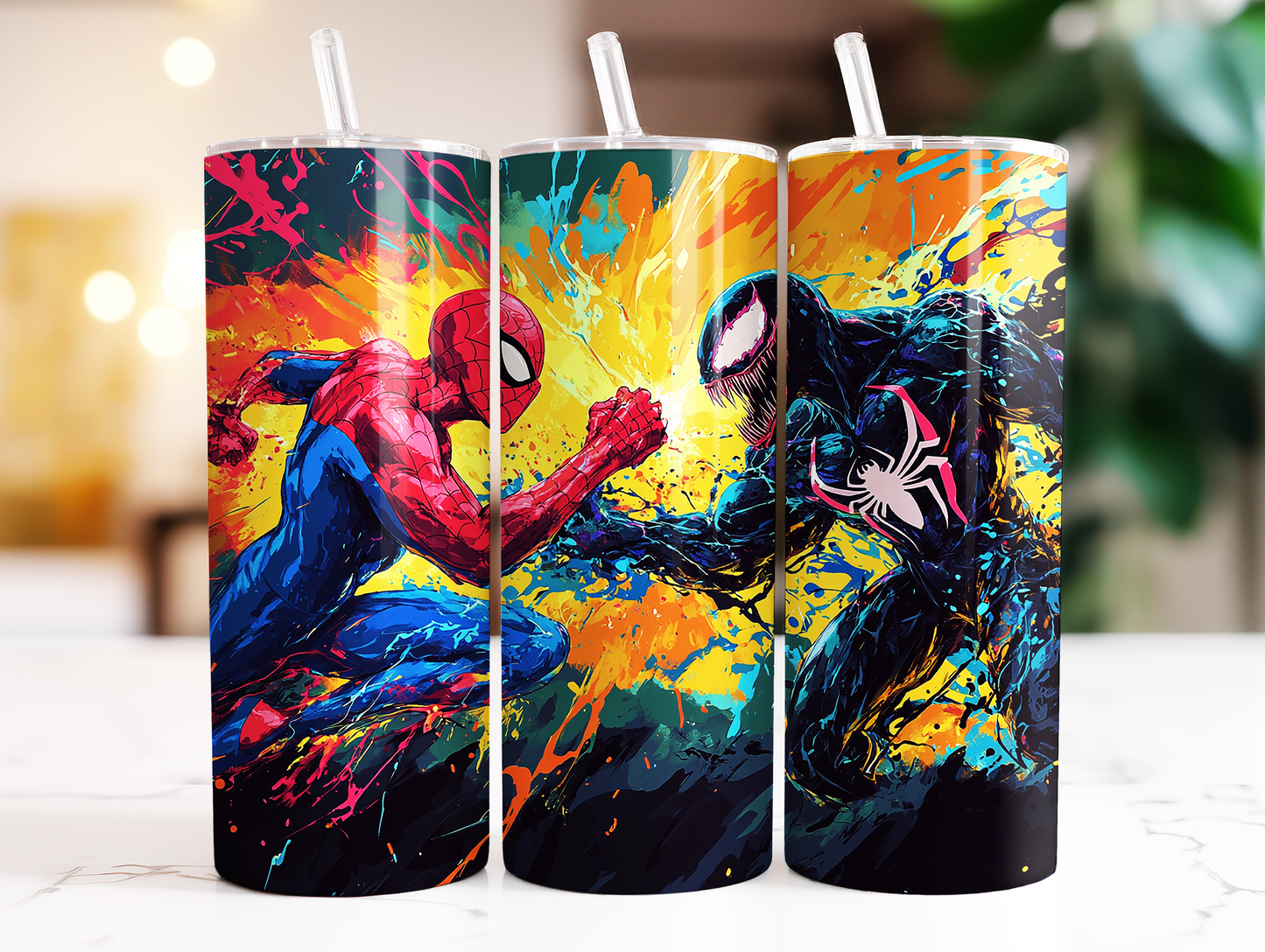 Spider Man & Venom Tumbler