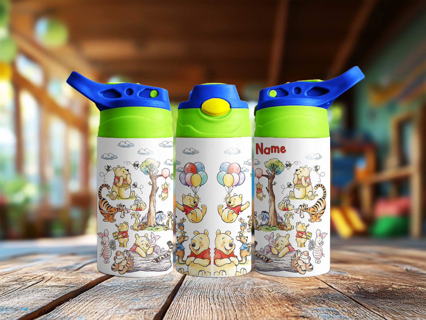 Winne The Pooh Collage 12oz Tumbler
