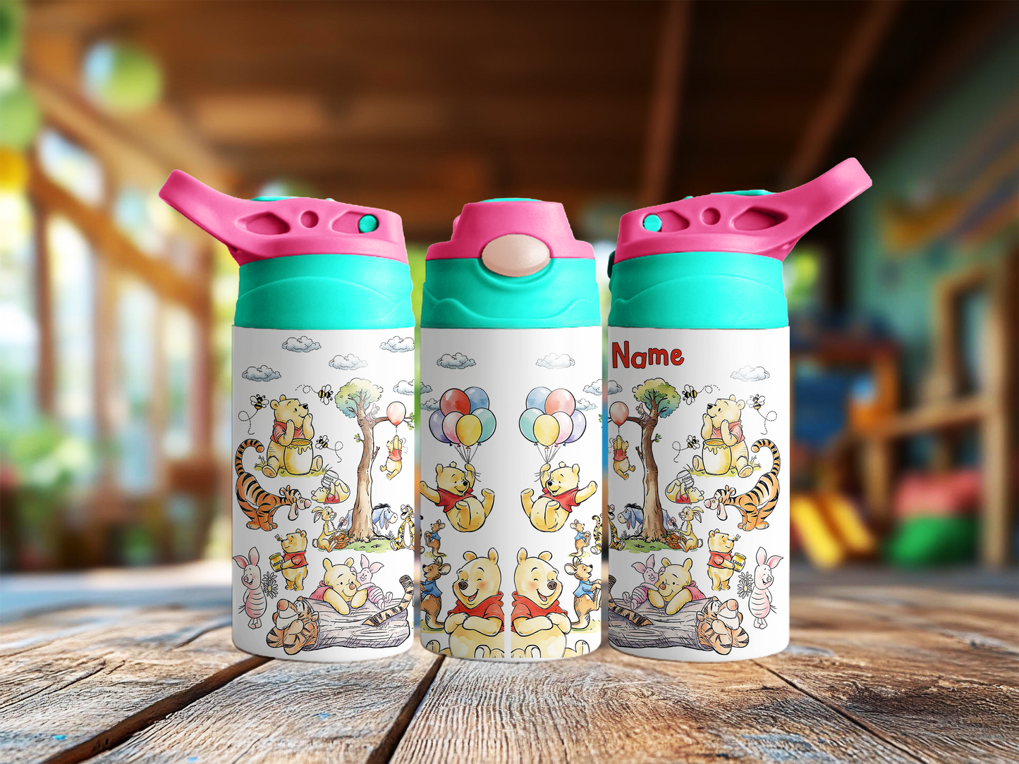 Winne The Pooh Collage 12oz Tumbler