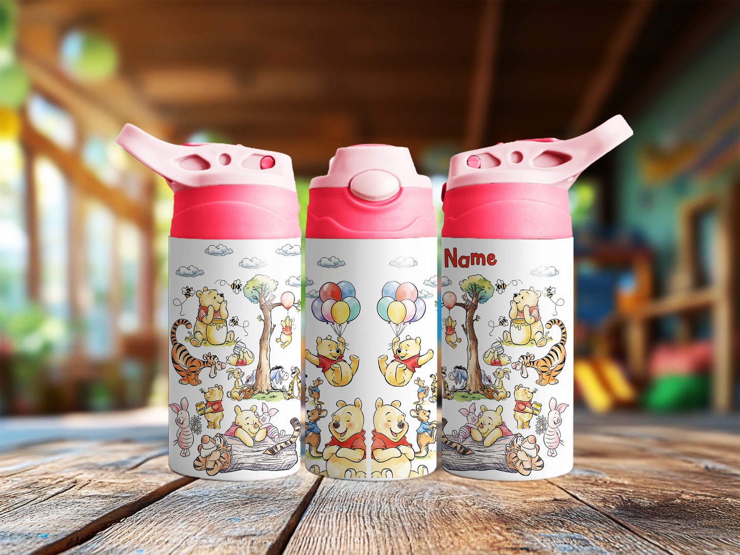 Winne The Pooh Collage 12oz Tumbler