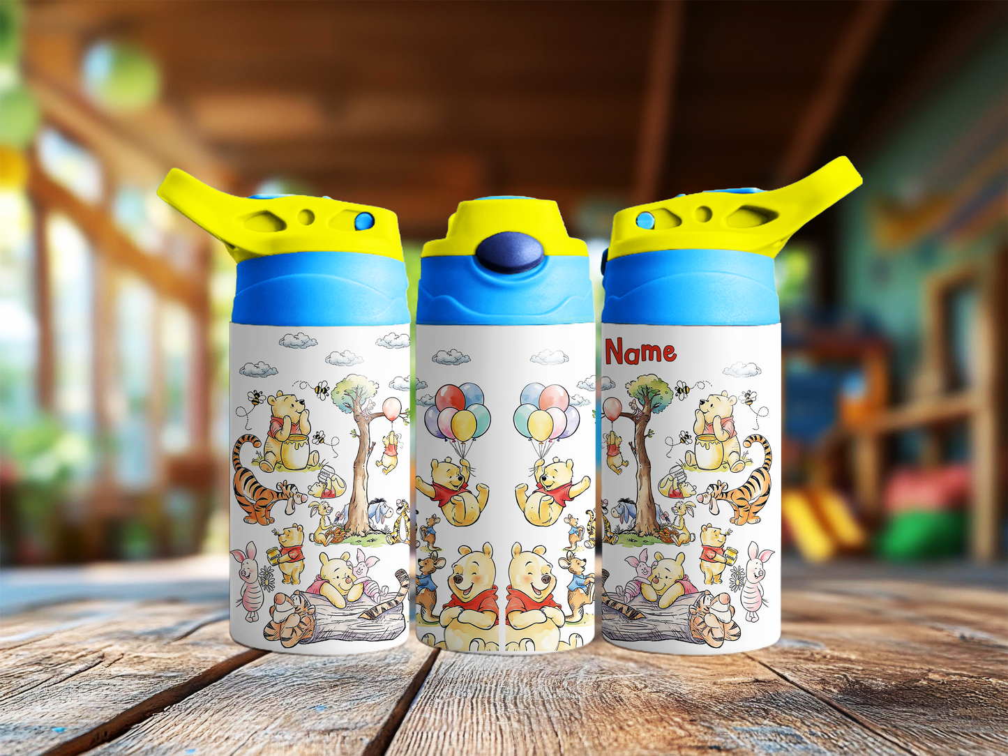 Winne The Pooh Collage 12oz Tumbler