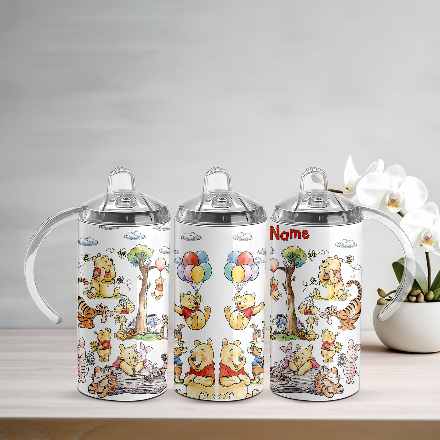 Winne The Pooh Collage 12oz Tumbler