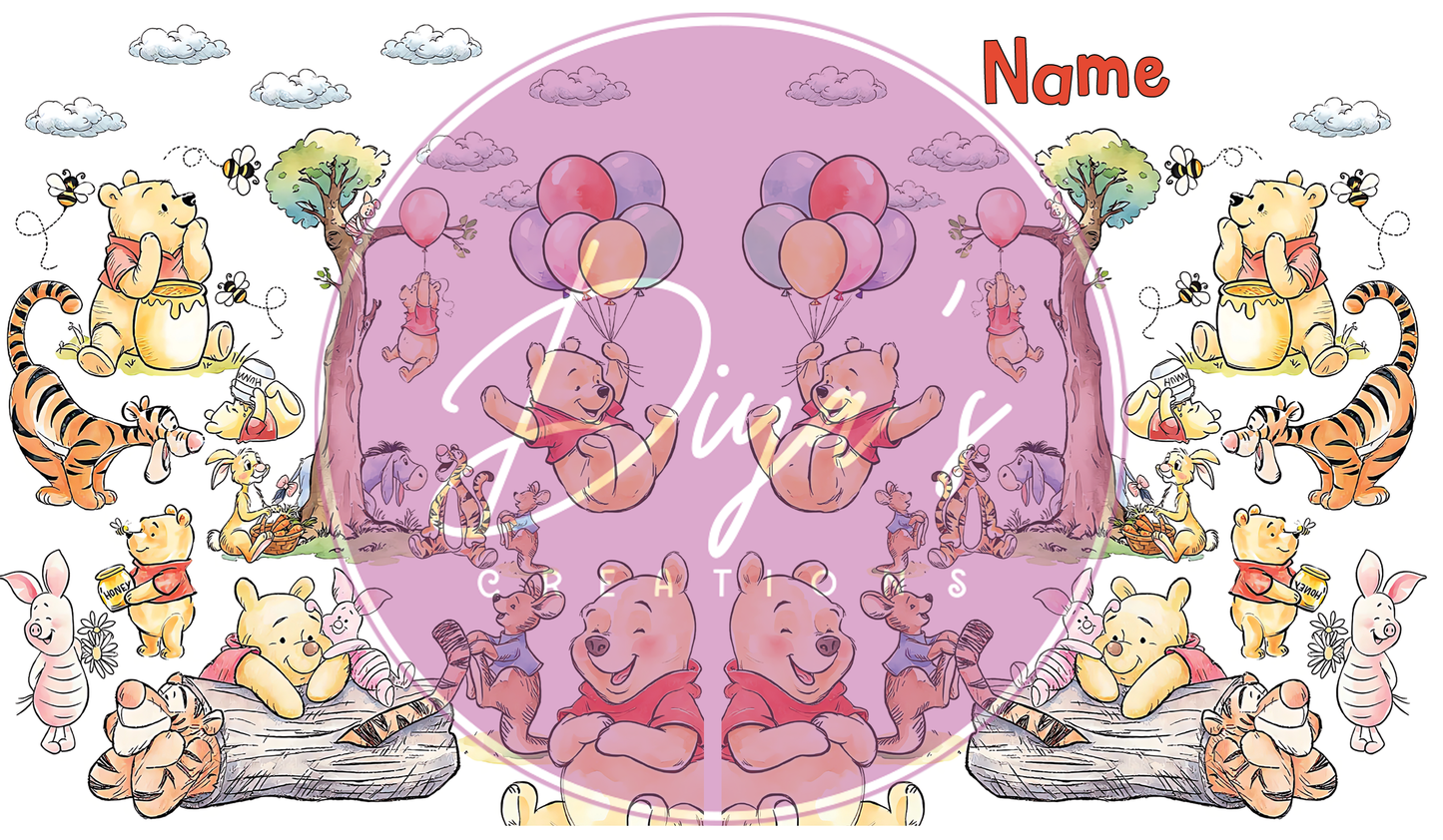 Winne The Pooh Collage 12oz Tumbler