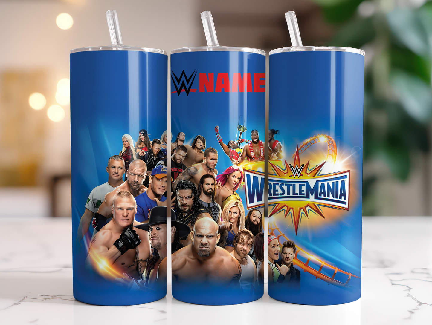 Wrestlemania Sports Tumbler
