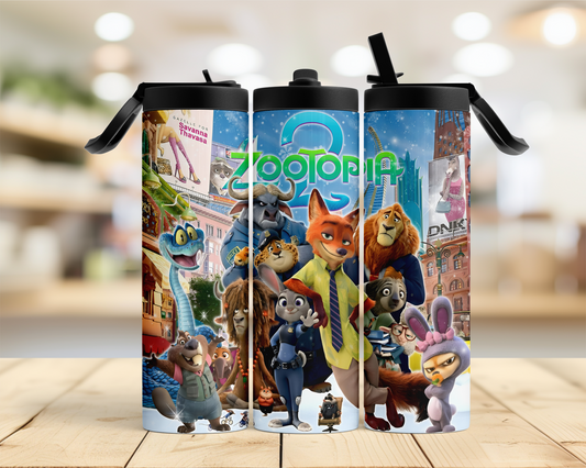 Zootopia 2 Characters 20oz Tumbler