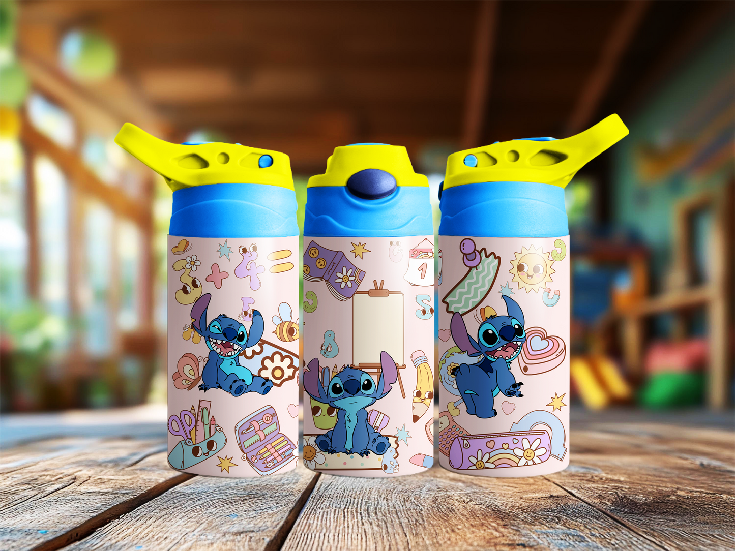 Stitch At School Children's Tumbler