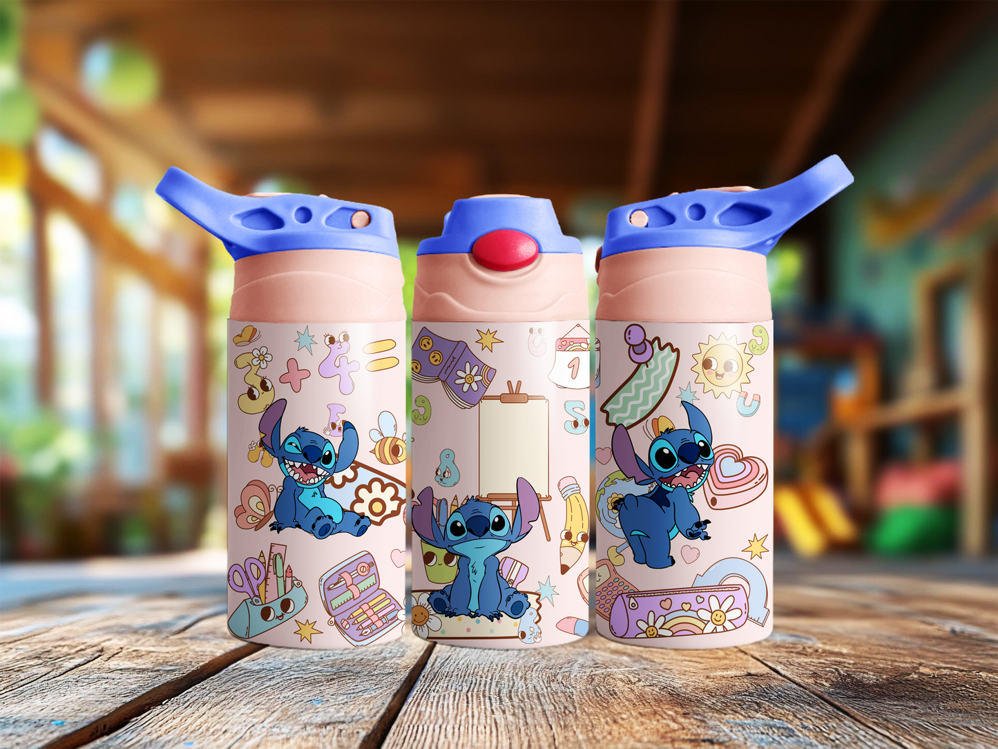 Stitch At School Children's Tumbler