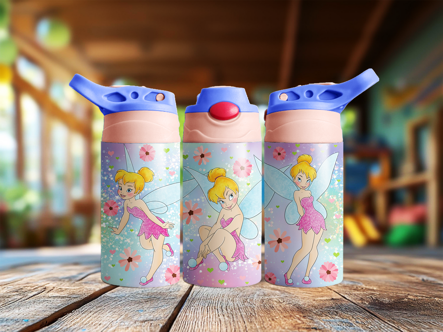 Tinkerbell Pink Dress Children's Tumbler